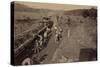 Civil War Train Thruway Excavation-null-Stretched Canvas
