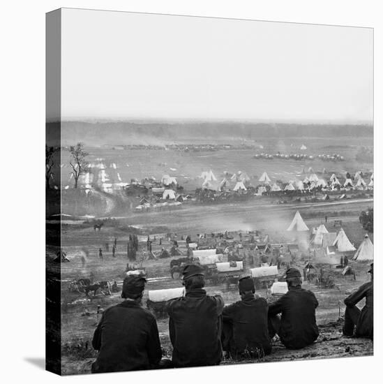 Civil War: Union Camp, 1862-James F. Gibson-Stretched Canvas