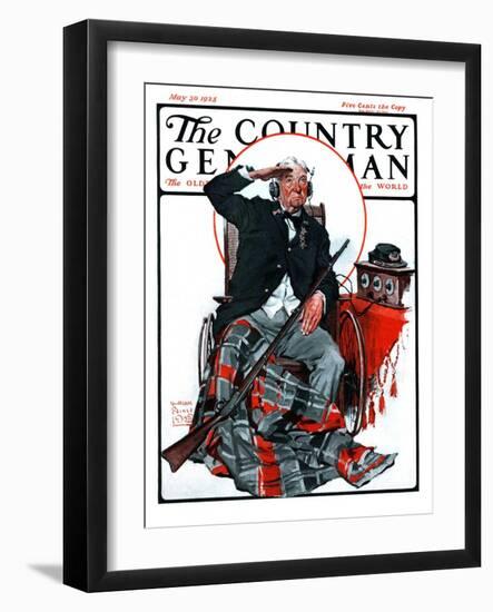 "Civil War Veteran," Country Gentleman Cover, May 30, 1925-William Meade Prince-Framed Giclee Print
