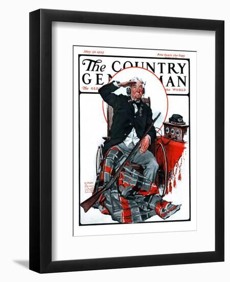 "Civil War Veteran," Country Gentleman Cover, May 30, 1925-William Meade Prince-Framed Premium Giclee Print