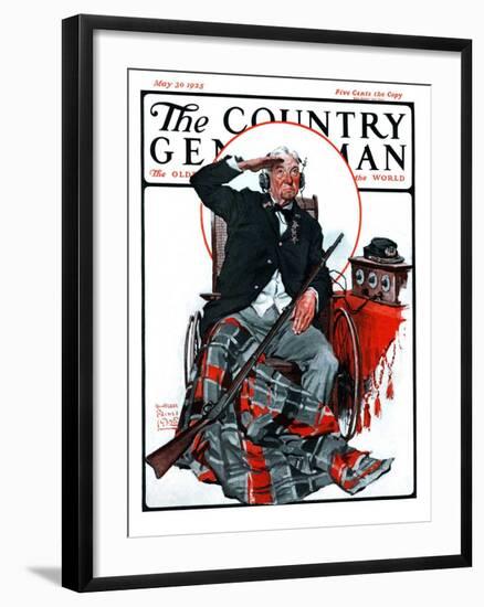 "Civil War Veteran," Country Gentleman Cover, May 30, 1925-William Meade Prince-Framed Giclee Print