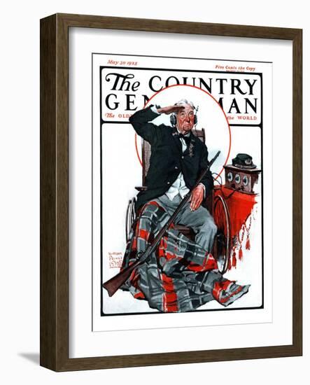 "Civil War Veteran," Country Gentleman Cover, May 30, 1925-William Meade Prince-Framed Premium Giclee Print