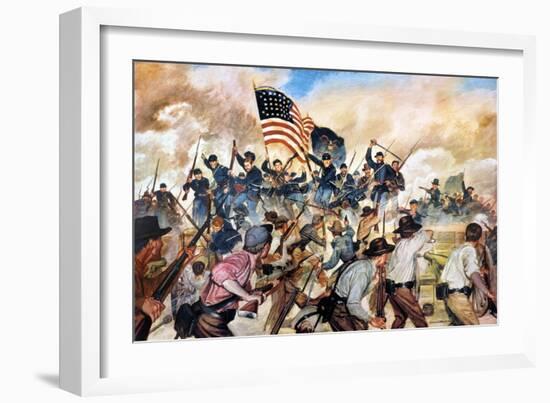 Civil War: Vicksburg, 1863-Hugh Charles McBarron-Framed Giclee Print