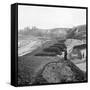 Civil War, Yorktown, VA, Water Battery, no.2-Lantern Press-Framed Stretched Canvas