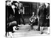 Civilians in Front of a German Guard Post with a Machine Gun, Paris, June 1940-null-Stretched Canvas