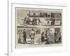 Civilisation in Japan, Sketches on the Yokohama Railway-null-Framed Giclee Print