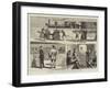 Civilisation in Japan, Sketches on the Yokohama Railway-null-Framed Giclee Print