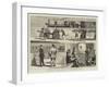 Civilisation in Japan, Sketches on the Yokohama Railway-null-Framed Giclee Print