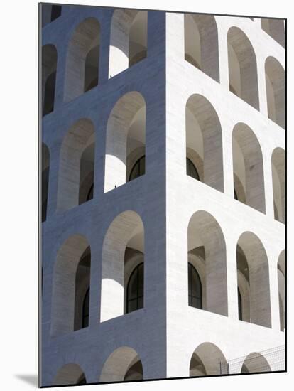 Civilization of Work Palace, Eur Quarter, Rome, Lazio, Italy, Europe-Marco Cristofori-Mounted Photographic Print