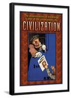 Civilization-null-Framed Art Print