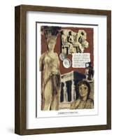 Civilizations Series: Ancient Greece-Gerry Charm-Framed Giclee Print