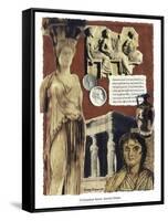 Civilizations Series: Ancient Greece-Gerry Charm-Framed Stretched Canvas