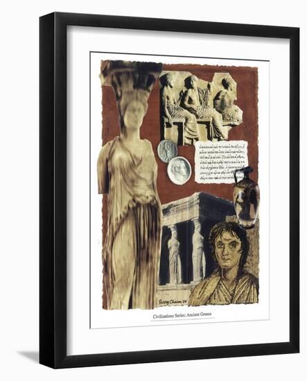 Civilizations Series: Ancient Greece-Gerry Charm-Framed Giclee Print