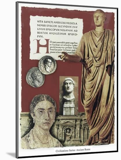 Civilizations Series: Ancient Rome-Gerry Charm-Mounted Giclee Print