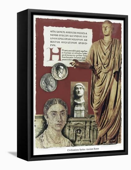 Civilizations Series: Ancient Rome-Gerry Charm-Framed Stretched Canvas