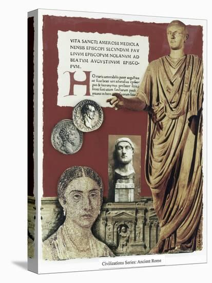 Civilizations Series: Ancient Rome-Gerry Charm-Stretched Canvas