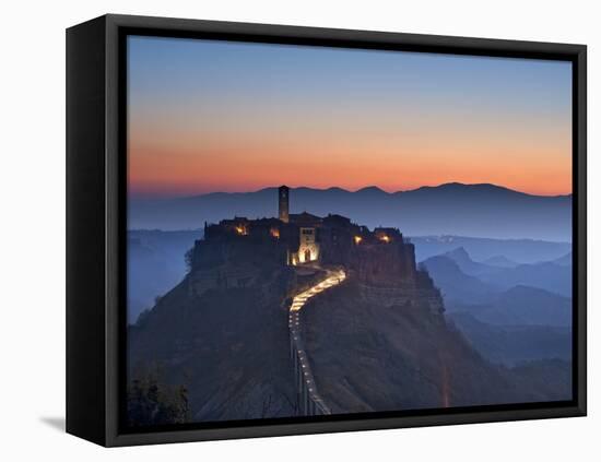 Civita Di Bagnoregio, Viterbo Province, Lazio, Italy, Europe-Francesco Iacobelli-Framed Stretched Canvas