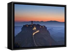 Civita Di Bagnoregio, Viterbo Province, Lazio, Italy, Europe-Francesco Iacobelli-Framed Stretched Canvas