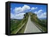 Civita, Umbria, Italy, Europe-Tim Hall-Framed Stretched Canvas