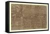 Civitas Londinum, c1560-1620, (1886)-Ralph Agas-Framed Stretched Canvas