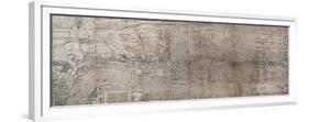 'Civitas Londinum', Map of London, 1560-Ralph Agas-Framed Premium Giclee Print