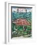 Civitates Orbis Terrarum: Cusco, View of the City and its Environs in 1576-Braun and Hogenberg-Framed Giclee Print