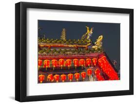 Cixian Temple dedicated to Matsu in Shilin, Taipei, Taiwan-Keren Su-Framed Photographic Print