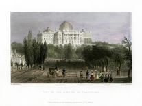 View of the Capitol at Washington, USA, 1837-CJ Bentley-Framed Giclee Print