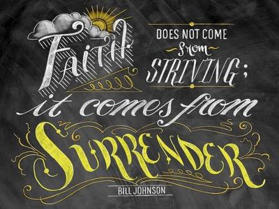 Faith Does Not Come from Striving