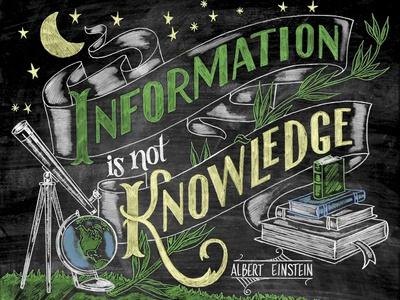 Information Is Not Knowledge