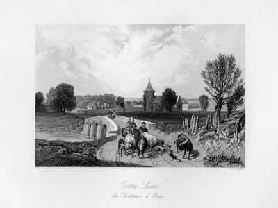 Trotton, Syssex, the Birth Place of Otway, 1840