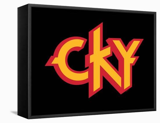 CKY Logo-null-Framed Stretched Canvas