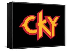 CKY Logo-null-Framed Stretched Canvas
