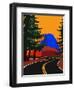 Clacier Road with Half Dome-Rosi Feist-Framed Giclee Print