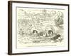 Claelia and Her Companions Escaping from the Etruscan Camp-John Leech-Framed Giclee Print