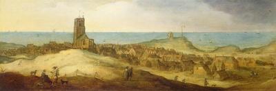 A View of Egmond Abbey-Claes Jacobsz. van der Heck-Stretched Canvas