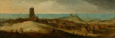 A View of Egmond Abbey-Claes Jacobsz. van der Heck-Framed Giclee Print