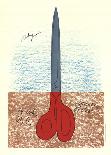 Scissors as Monument (No text)-Claes Oldenburg-Collectable Print