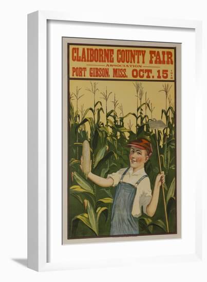 Claiborne County Fair, American Advertising Poster-null-Framed Giclee Print