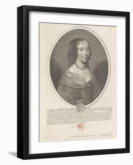 Claire-Clémence de Maillé-Brézé, princesse de Condé (morte en 1694)-null-Framed Giclee Print