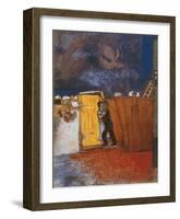 Claire de Lune-Marc Chagall-Framed Art Print