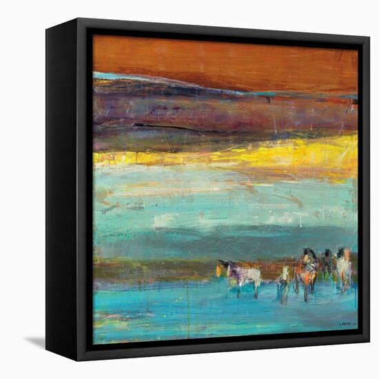 Claire de Lune-Dominique Samyn-Framed Stretched Canvas