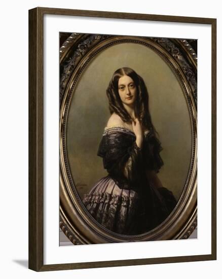 Claire-Emilie Mac-Domell, vicomtesse Aguado, seconde marquise de Las-Marismas (1817-1905)-Franz Xaver Winterhalter-Framed Giclee Print