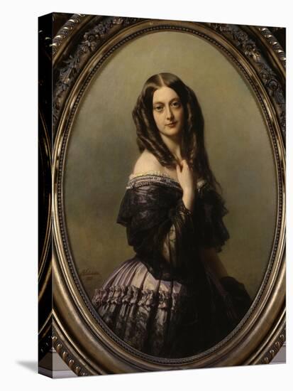 Claire-Emilie Mac-Domell, vicomtesse Aguado, seconde marquise de Las-Marismas (1817-1905)-Franz Xaver Winterhalter-Stretched Canvas