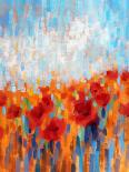 Poppy Mosaic-Claire Hardy-Stretched Canvas