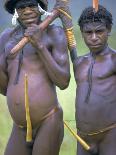 Aborigine Woman Digging for Wichetty Grubs, Northern Territory, Australia-Claire Leimbach-Photographic Print