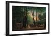 Clairiere a Sorgenfri Au Nord De Copenhague, Danemark  (The Dancing Glade at Sorgenfri, North of C-Jens Juel-Framed Giclee Print