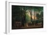 Clairiere a Sorgenfri Au Nord De Copenhague, Danemark  (The Dancing Glade at Sorgenfri, North of C-Jens Juel-Framed Giclee Print