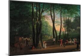 Clairiere a Sorgenfri Au Nord De Copenhague, Danemark  (The Dancing Glade at Sorgenfri, North of C-Jens Juel-Mounted Giclee Print