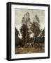 Clairiere Pierre du Bois, the Evaux, near Chateau-Thierry-Jean-Baptiste-Camille Corot-Framed Giclee Print